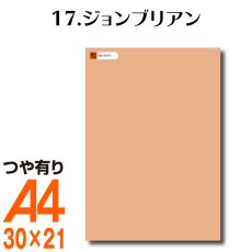 画像1: 全86色 屋外用 カッティング用シート A4 サイズ 17.ジョンブリアン （つや有り） (1)