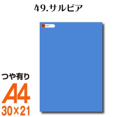 画像1: 全86色 カッティング用シート A4サイズ49.サルビア （つや有り） (1)
