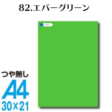 画像1: 全86色 カッティングシート A4サイズ82.エヴァーグリーン （つや無し） (1)