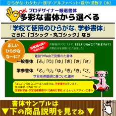 画像10: アイロン文字カット 文字タイプ｜1文字単位で注文できる転写切り文字｜ゼッケン・体操服・柔道着・名札対応【Yokohama小町堂】 (10)