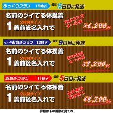 画像17: 名前のついてる体操着｜半袖体操服・前後2枚の縫い付けゼッケン付き 名入れオーダー｜襟あり・襟なし／110?140サイズ【Yokohama小町堂】 (17)